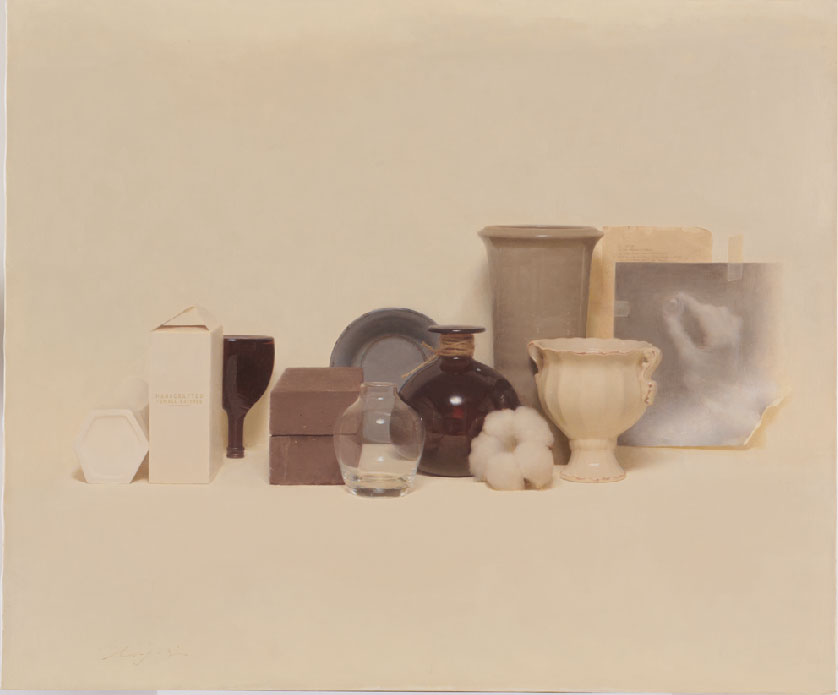 ガラス玉のデッサン